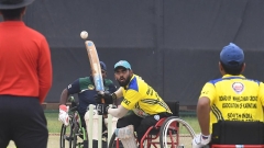 Differently-abled cricketers shine in competition in Visakhapatnam