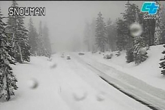 Storm Packing High Winds, Heavy Snow Blows Into the Sierra