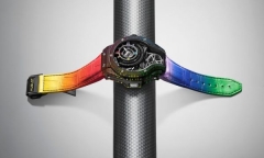 Presenting Hublot’s MP-09 Tourbillon Bi-Axis Rainbow 3D Carbon