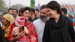 Priyanka Gandhi Vadra, husband join Bharat Jodo Yatra in Rajasthan