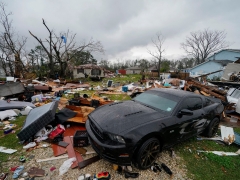 Pictures: Punishing storms ravage Louisiana