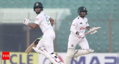 Ind vs Ban 1st Test Live Score Updates: Bangladesh openers Zakir Hasan, Najmul Hossain Shanto take Bangladesh to 119/0 at lunch on Day 4 – Times of India