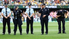 Heartbreaking scenes at the Gabba as tears circulation for fallen policeman – Sky News Australia