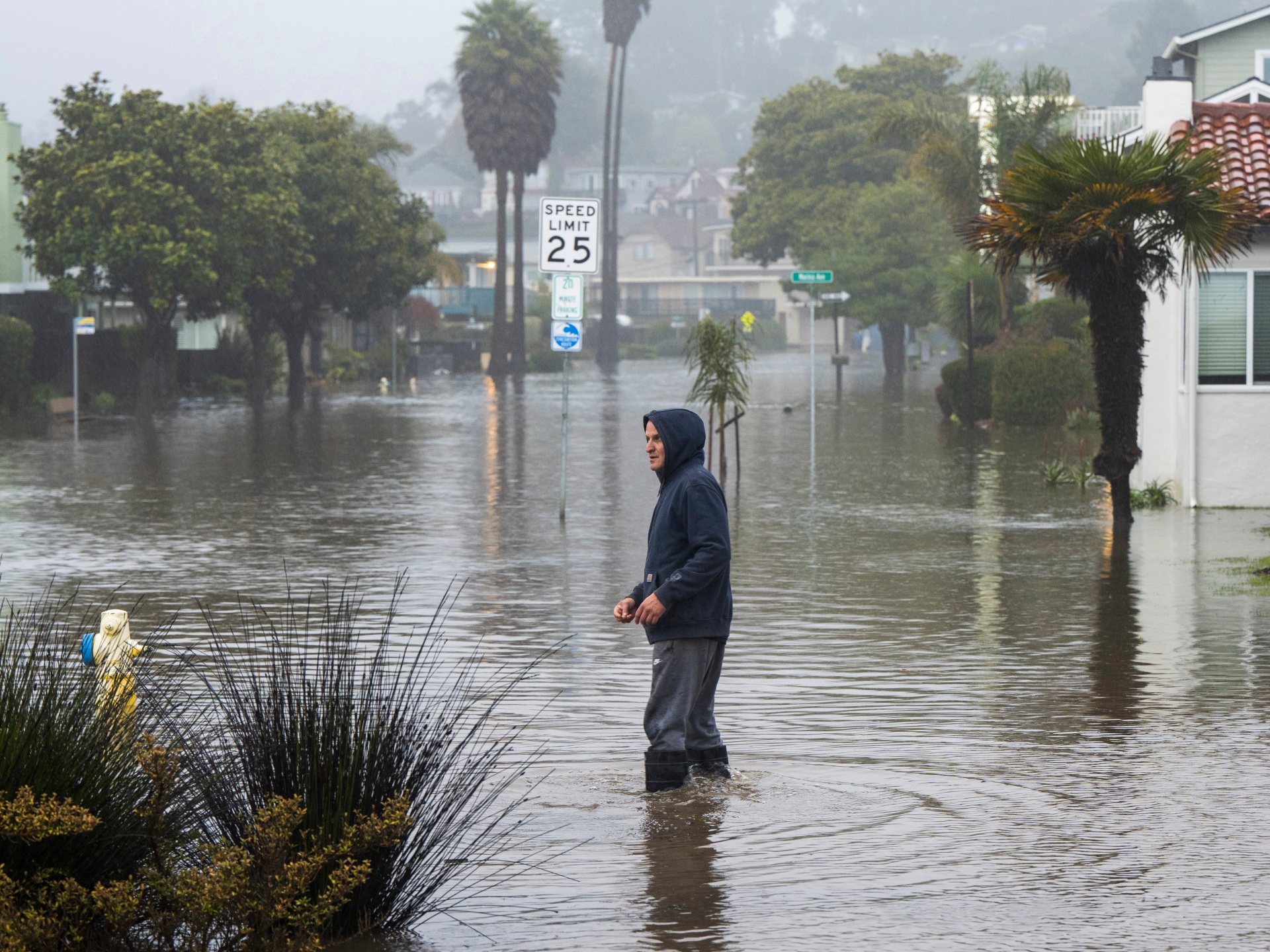 California city orders evacuation as United States deals with continued storms