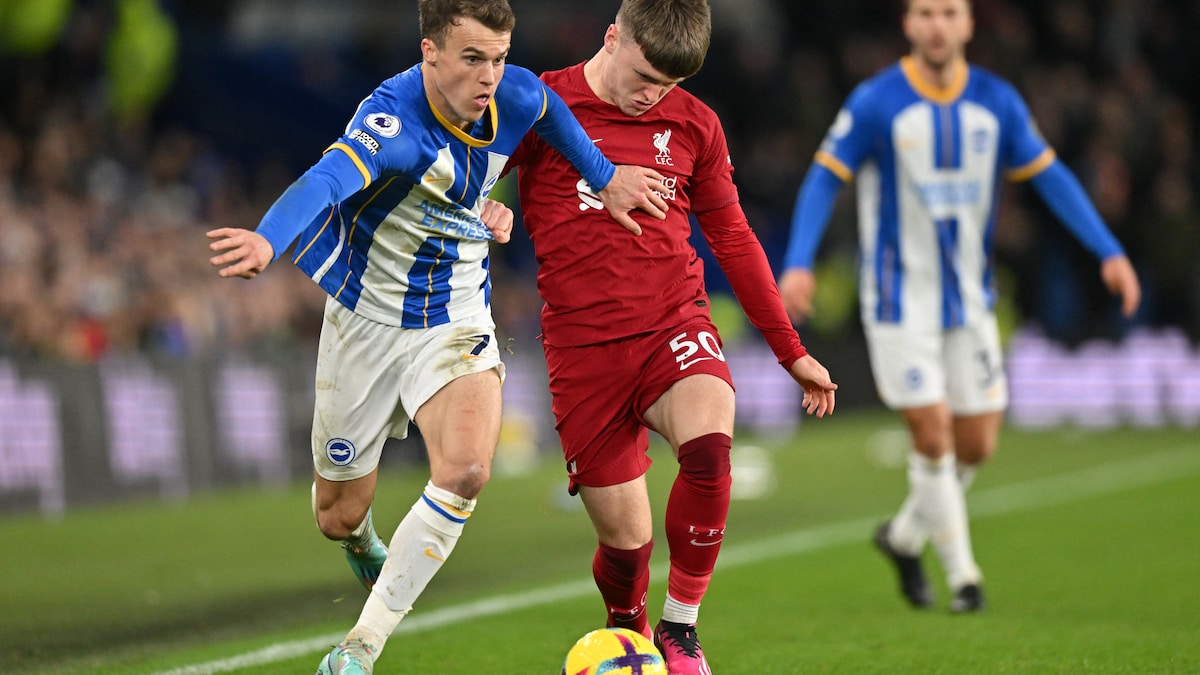 Solly March Scores Twice As Brighton Rock Liverpool; Nottingham Forest Outplay Leicester City