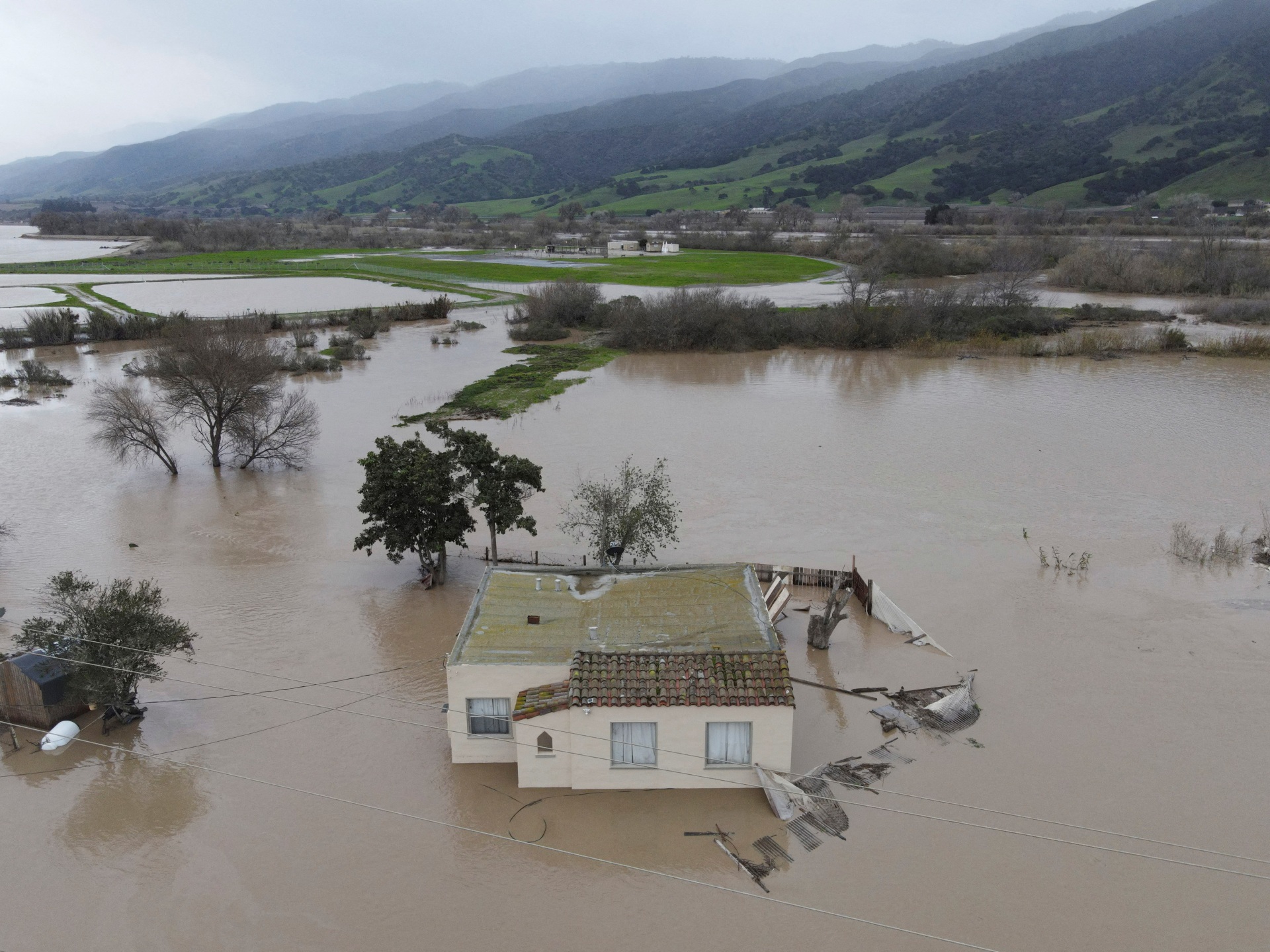 Biden states catastrophe in California amidst lethal storms