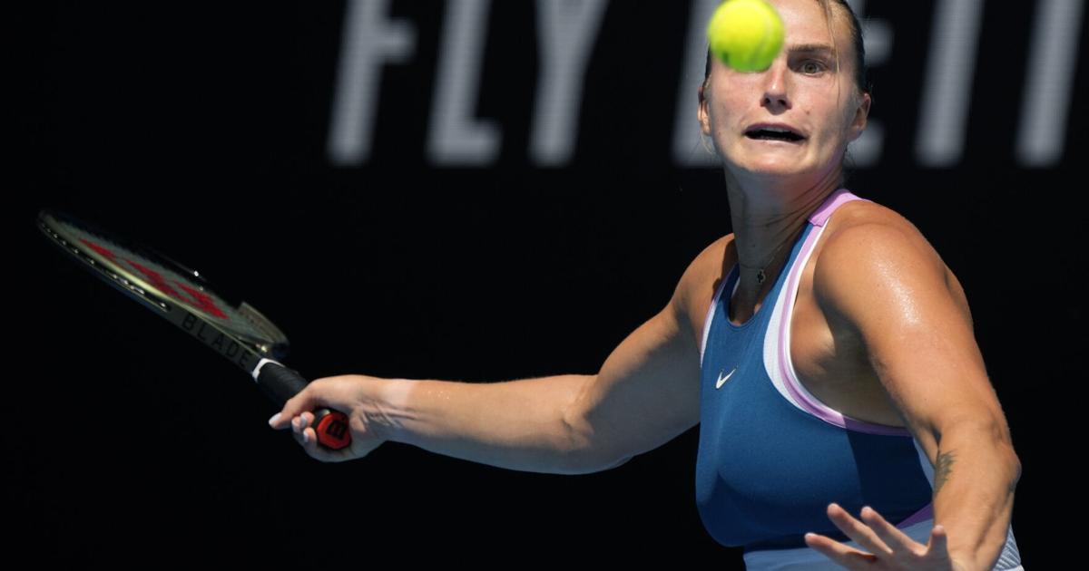 Sabalenka extends streak with Australian Open 1st-round win – The Sun Chronicle