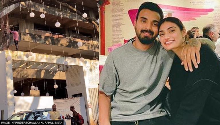 Amidst Athiya Shetty-KL Rahul wedding event rumours, cricketer’s home decked up with lights|Bollywood News