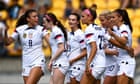 Mallory Swanson at the function as USA females thump New Zealand in friendly