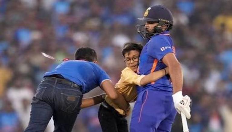 Enjoy: Young fan attacks pitch to hug Rohit Sharma throughout India vs New Zealand ODI|Cricket News