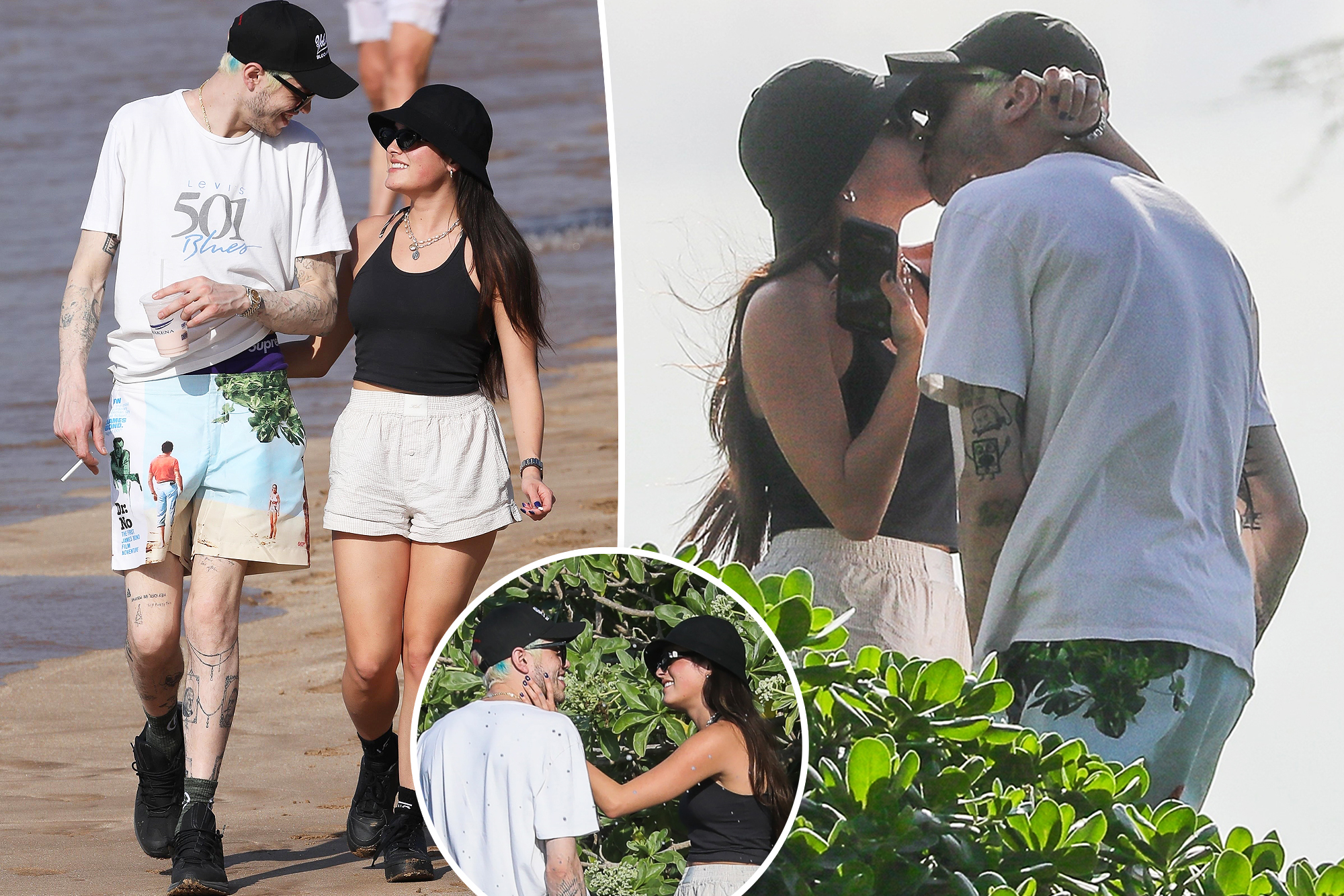 Pete Davidson and sweetheart Chase Sui Wonders construct in Hawaii