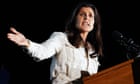 Trump appears strangely unwinded about Republican competing Nikki Haley|Arwa Mahdawi