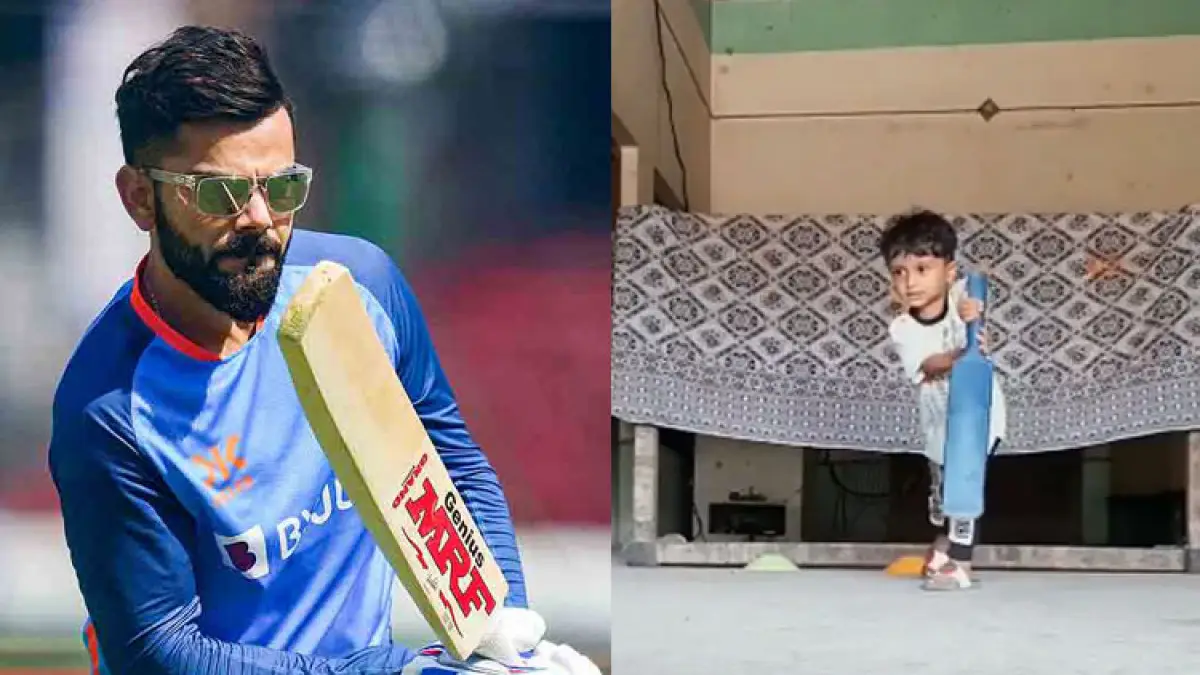 Next Virat Kohli in making! Enjoy this remarkable kid’s perfect cricketing shots