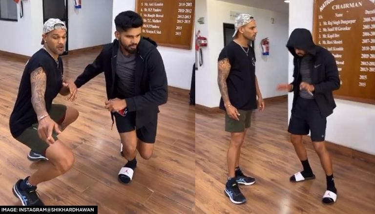 Shreyas Iyer and Shikhar Dhawan’s performance of ‘Calm Down Dance Challenge’ goes viral|Cricket News