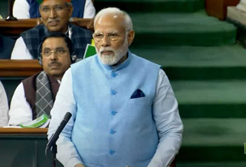 In Parliament, India’s PM Narendra Modi takes veiled dig at opposition leader Rahul Gandhi