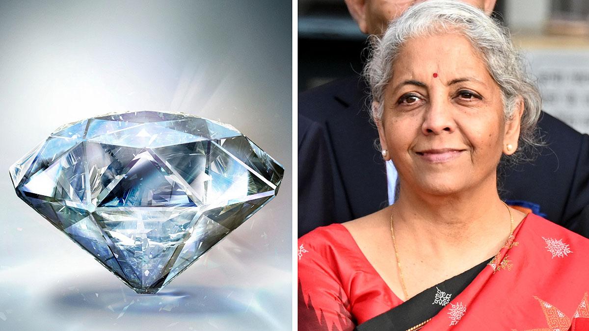 How diamonds are made in the lab, what is Nirmala's announcement for such diamonds in the budget