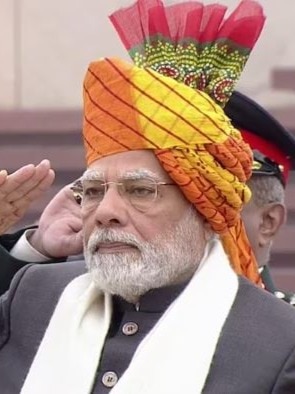 Changing style of PM Modi's turban on Republic Day