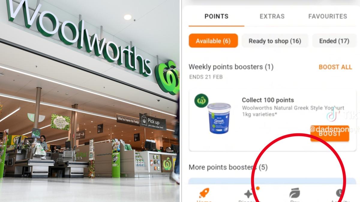 Woolworths grocery store consumer’s secret hack for getting double Everyday Rewards points with every store