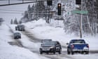 Substantial winter season storm closes United States highways and triggers uncommon southern California blizzard caution