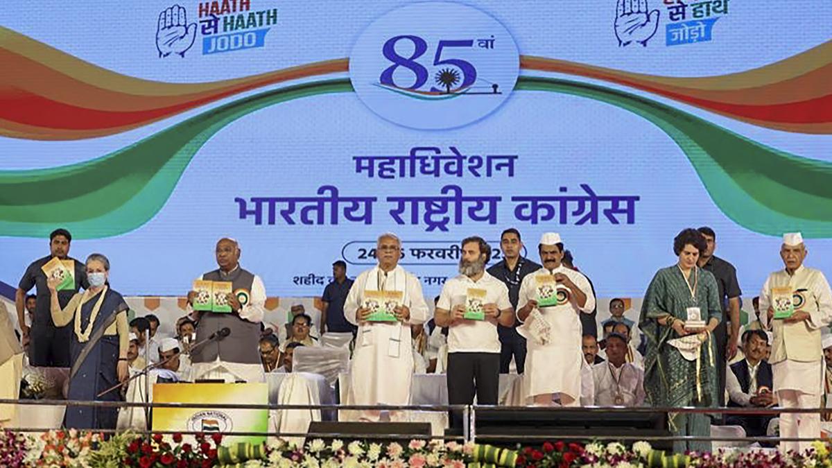 Here are essential takeaways from Congress plenary session in Raipur