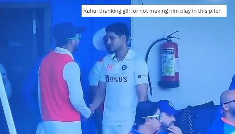 IND vs AUS: KL Rahul welcomes Shubman Gill in dressing space after getting dropped for 3rd Test|Cricket News