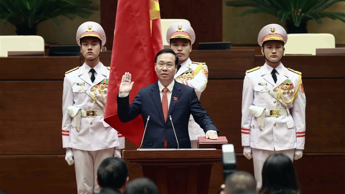 Vietnam parliament chooses brand-new president Vo Van Thuong