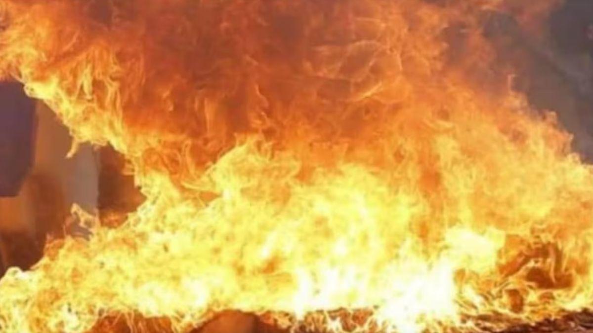 Fire broke out due to leakage of gas cylinder while cooking, case of Greater Noida