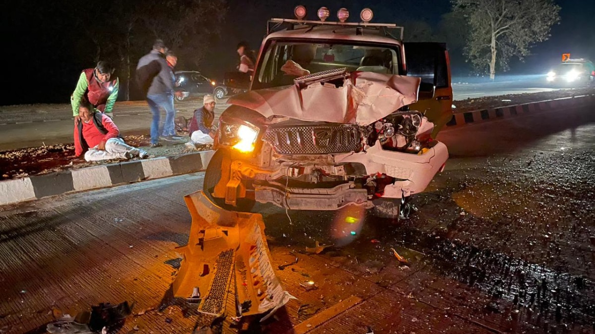 Pappu Yadav's convoy became victim of a horrific accident late night, many leaders injured