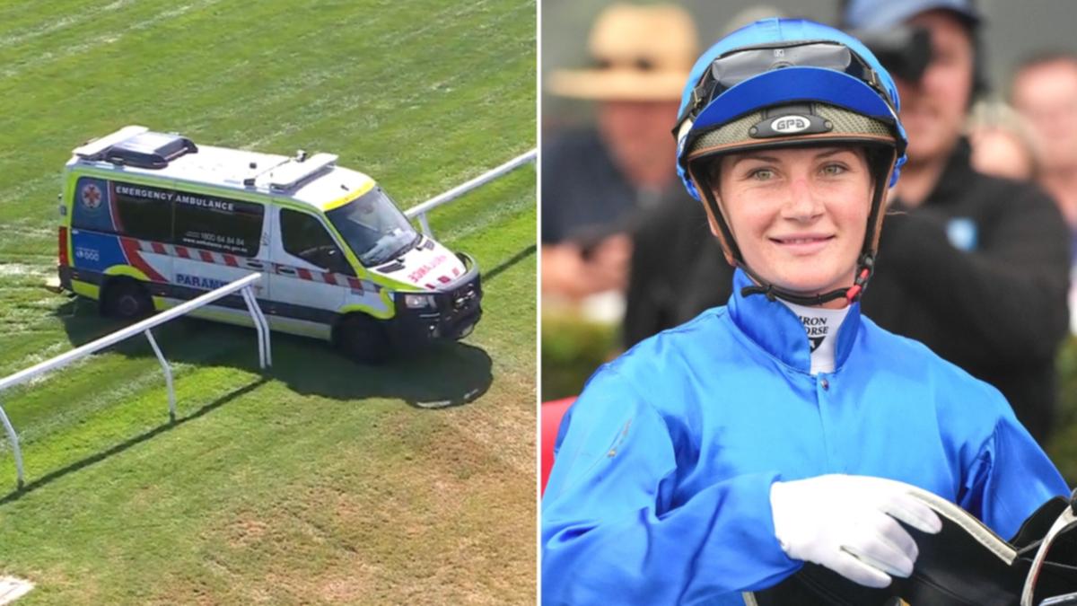 Jamie Kah and Craig Williams hurried to healthcare facility after dreadful fall at Flemington races: ‘She was unconscious’