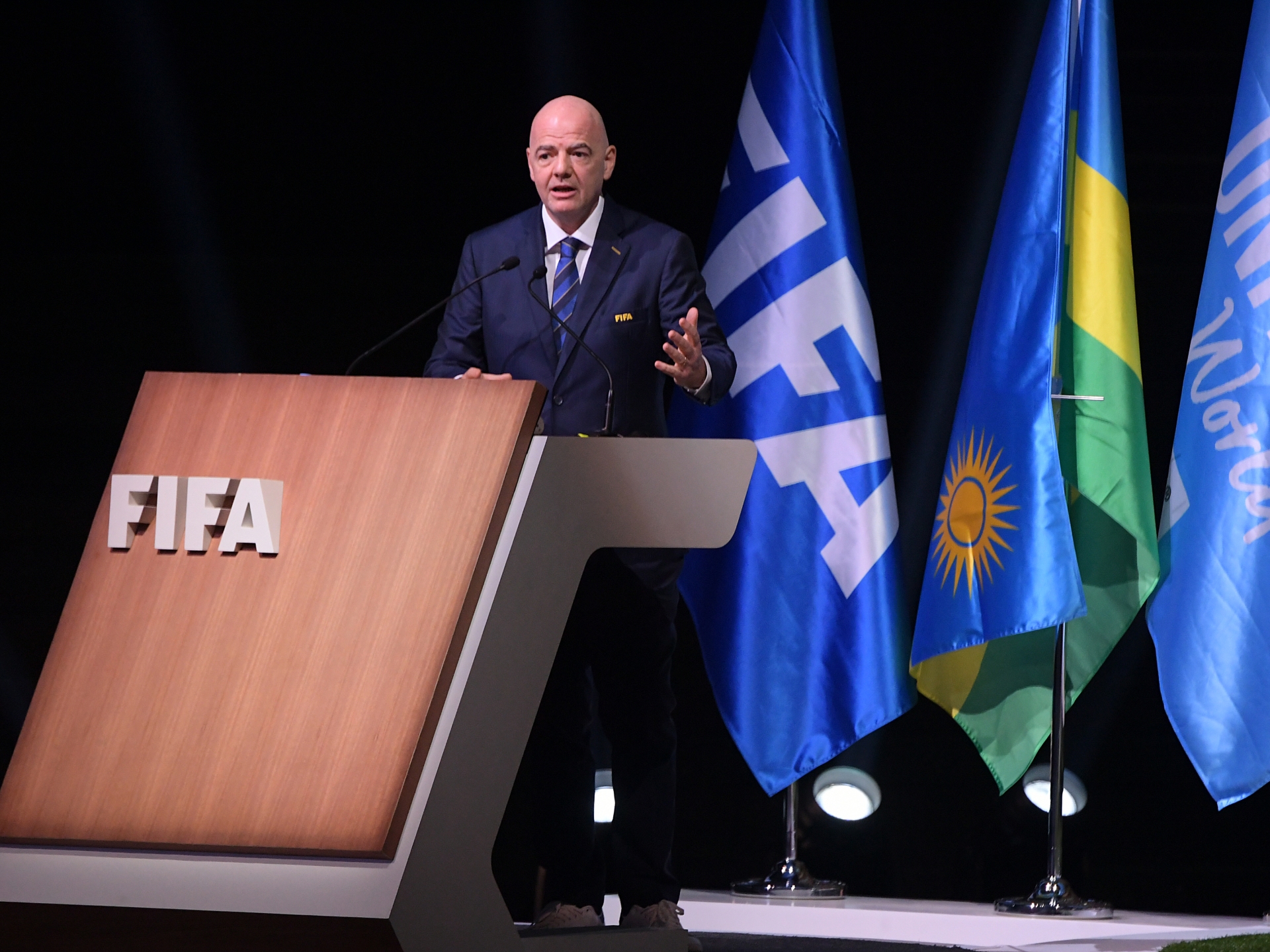 Gianni Infantino re-elected unopposed as FIFA president