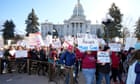 Denver school trainees rally for weapon security at state capitol after shootings