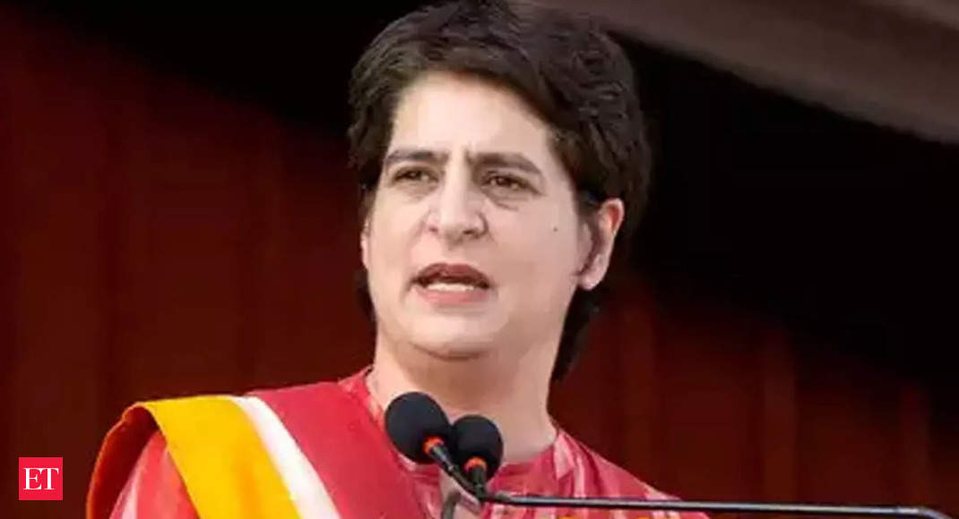 Child of a martyred PM called ‘Mir Jafar’, tossed insults however Rahul will not bow down: Priyanka Gandhi knocks BJP