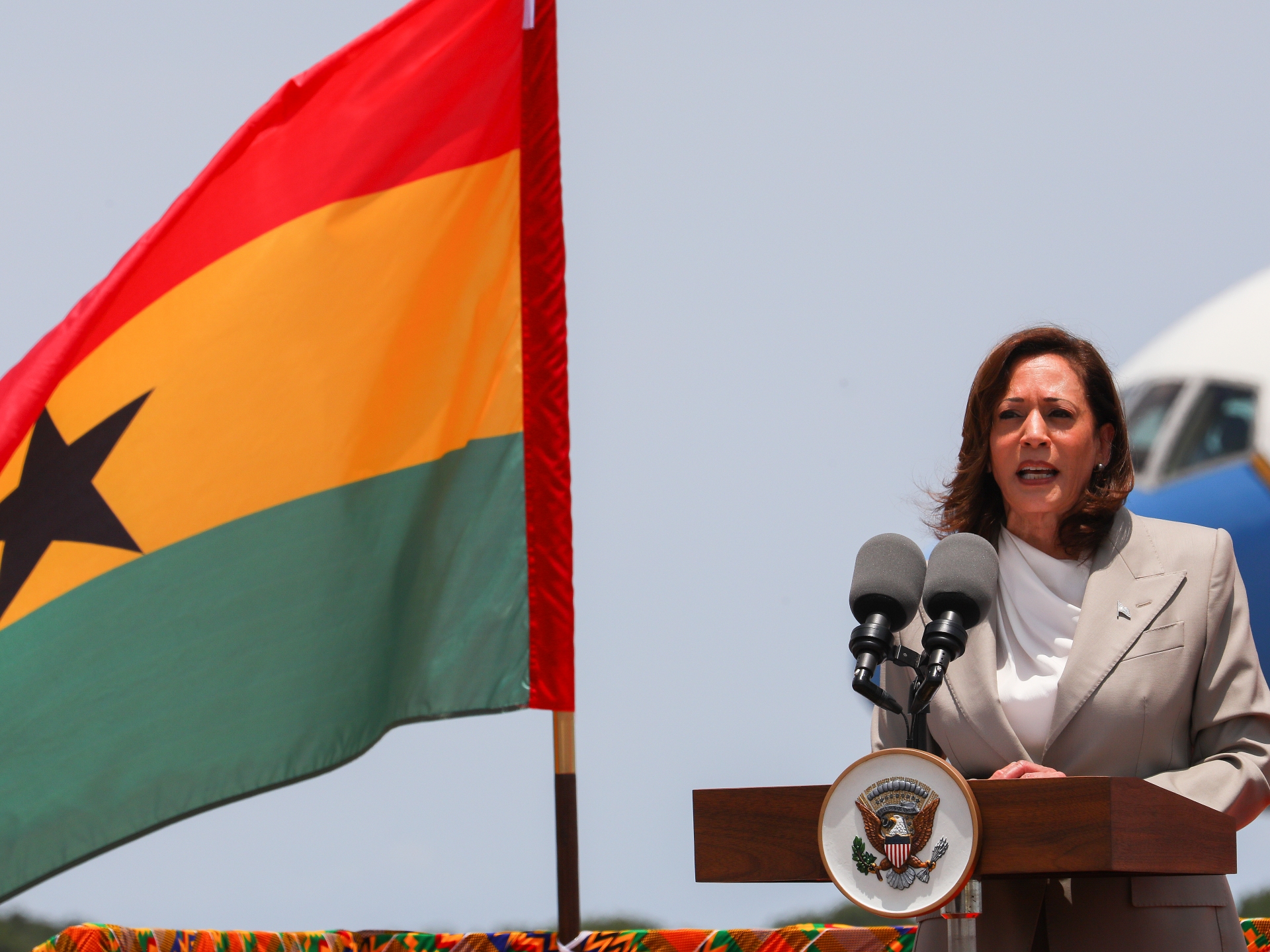 United States Vice President Kamala Harris in Africa to improve ties