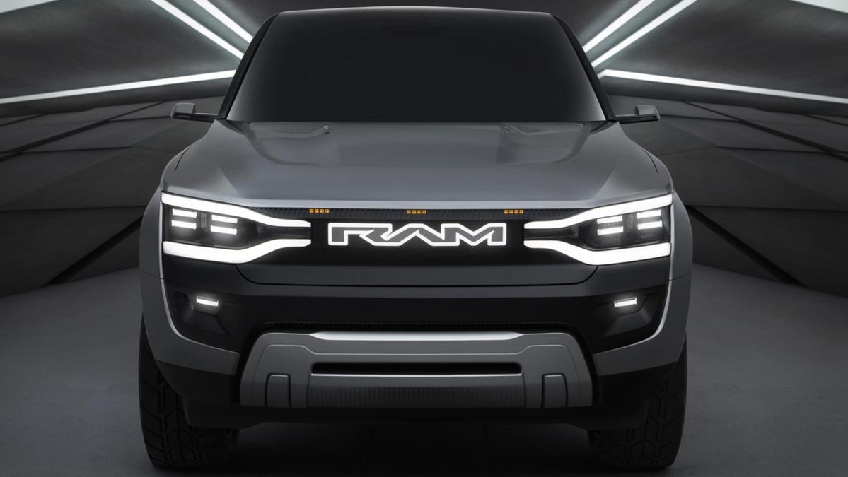 Ram sneak peeks Ford Ranger-sized electrical ute– report