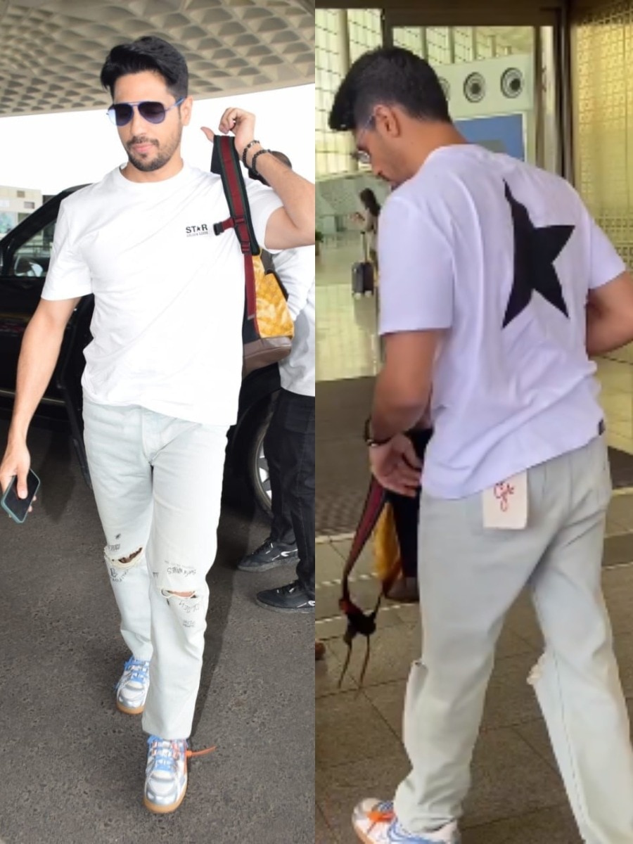 Siddharth Malhotra forgets to remove the tag of jeans in haste, users are making fun of him