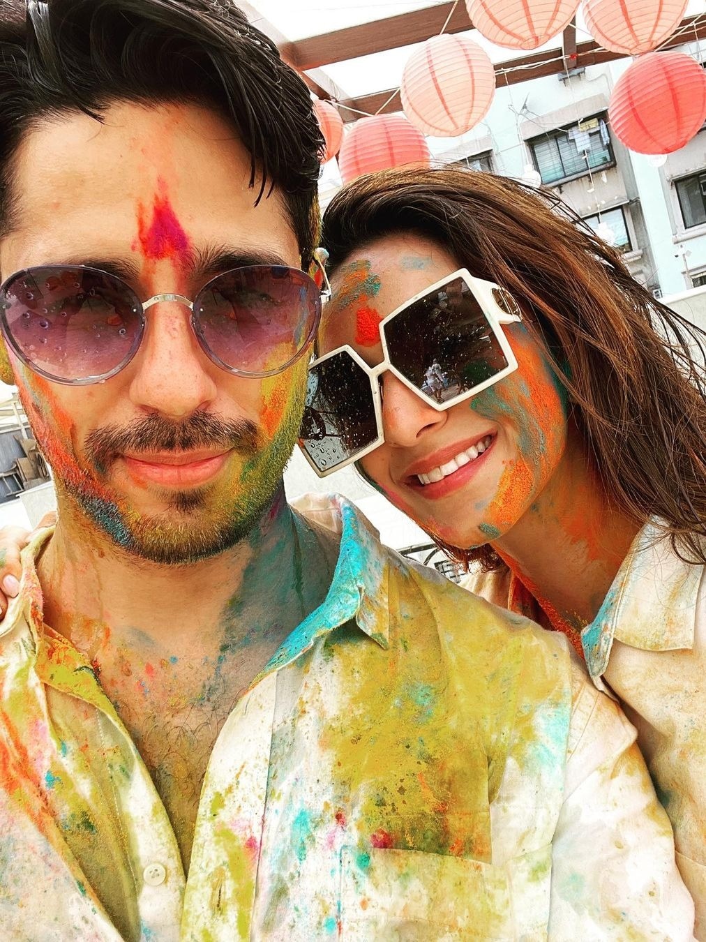 Siddharth-Kiara's first Holi after marriage, couple had a lot of fun