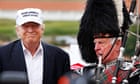 Donald Trump due to land in Scotland to visit his golf courses