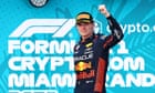 Max Verstappen extends F1 champion lead after Miami GP win– as it occurred