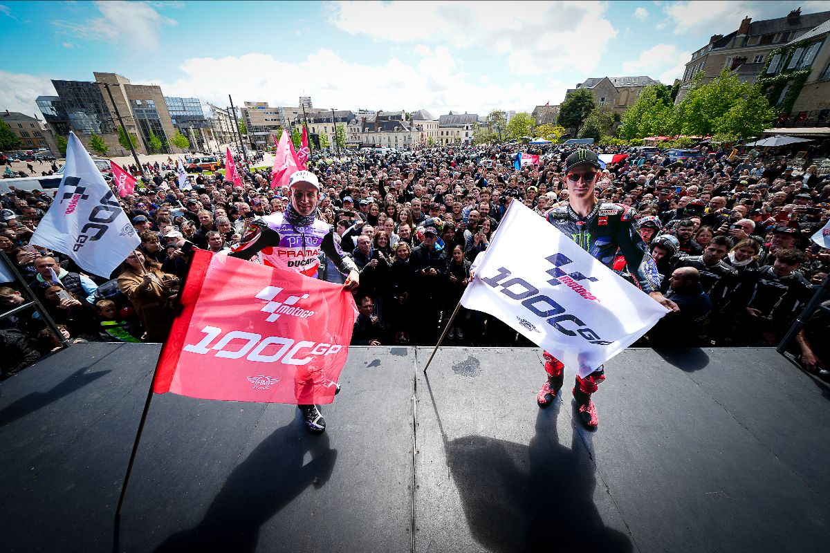 Vive la vitesse! Quartararo & Zarco lead fantastic fan parade in Le Mans