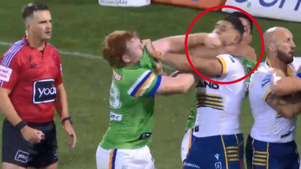 Raiders enforcer Corey Horsburgh captured red-handed after laying vengeance punch on old competitor