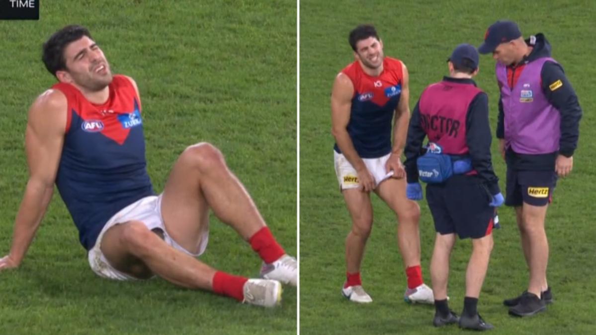 Melbourne super star Christian Petracca clarifies after injury scare on full-time siren