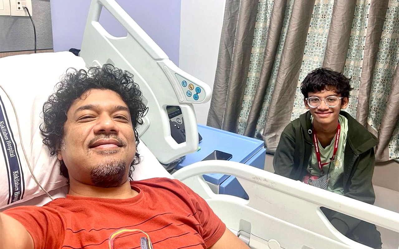 Papon shares psychological post from medical facility bed with kid; states, “It’s a psychological minute …”