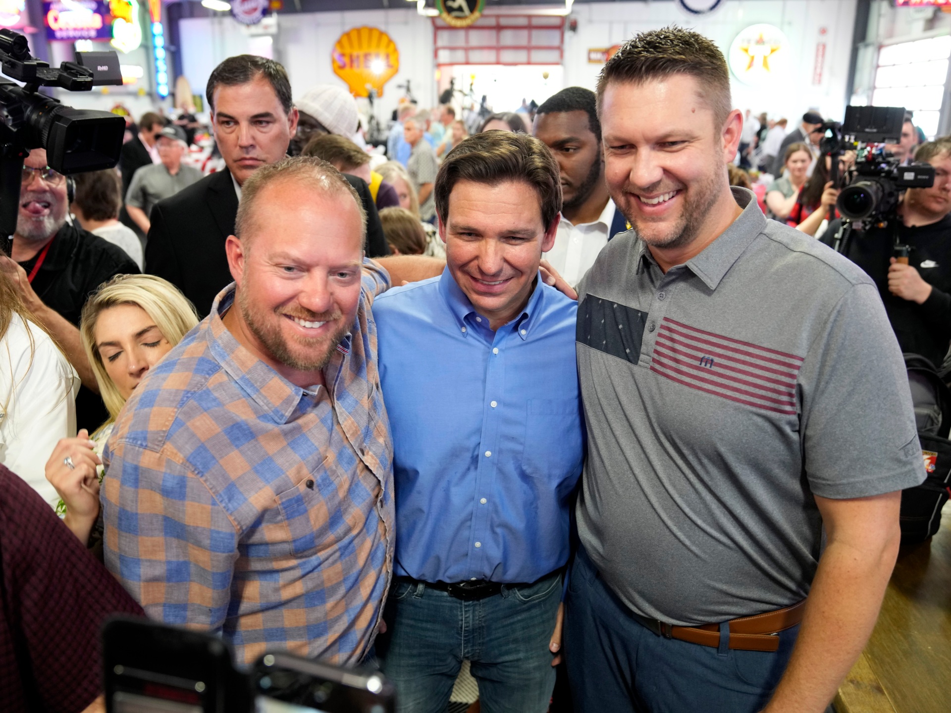 DeSantis opens United States governmental project trip with drop in Iowa