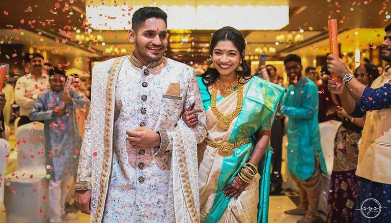 CSK leading wicket-taker Tushar Deshpande gets engaged to his ‘School Crush’ Nabha; see photos|Cricket News