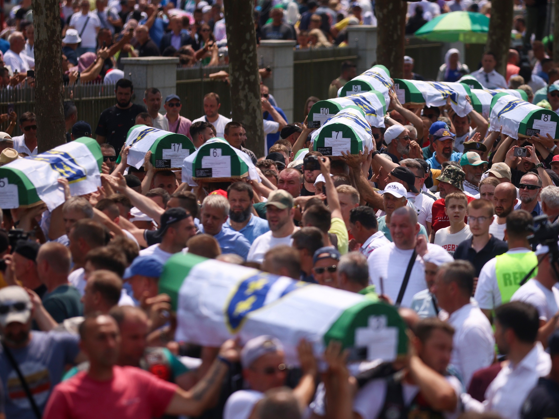 Thousands grieve Srebrenica victims as stress install in Bosnia