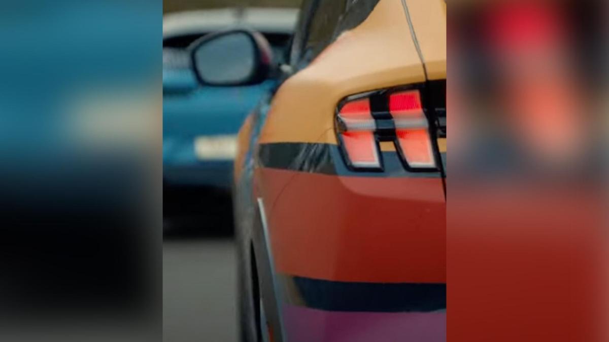 Ford teases customized Mustang Mach-E electrical vehicle