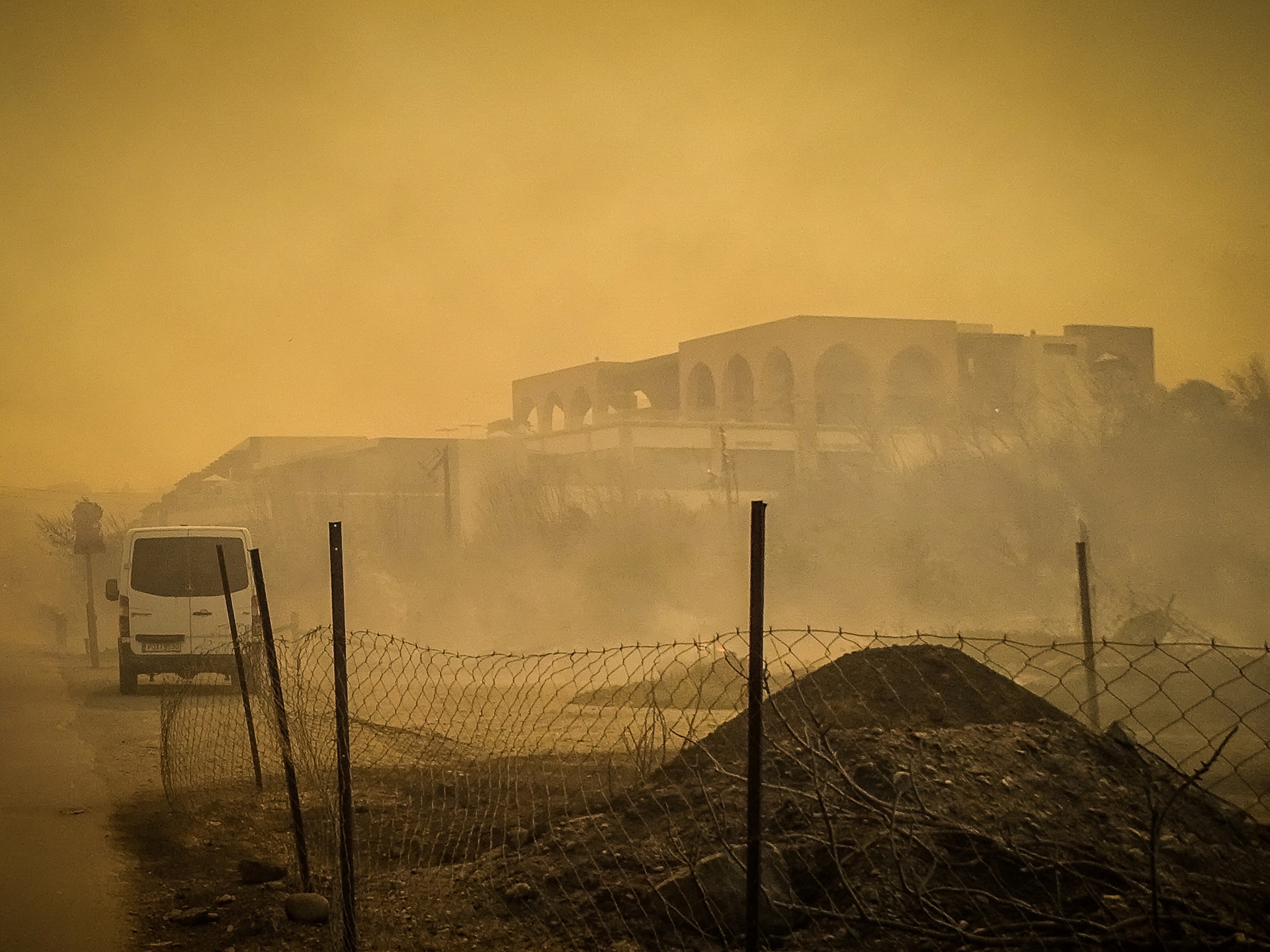 Wildfire on Greek island of Rhodes forces mass evacuations