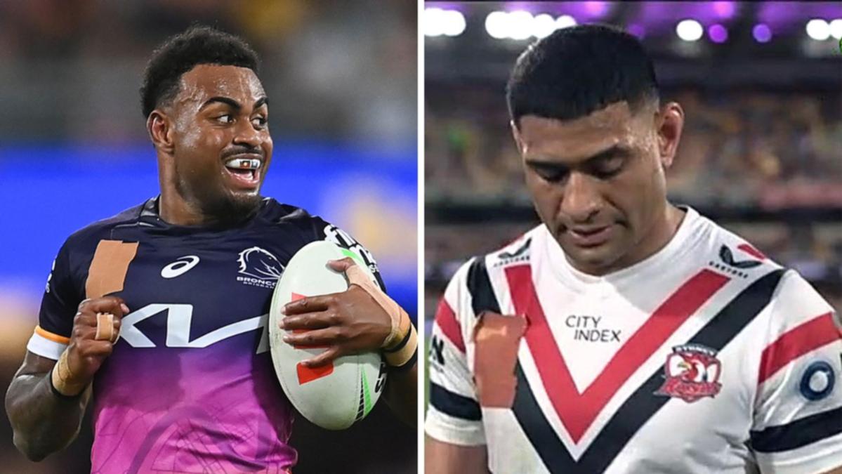 Daniel Tupou breaks Roosters record however can’t stop Brisbane Broncos