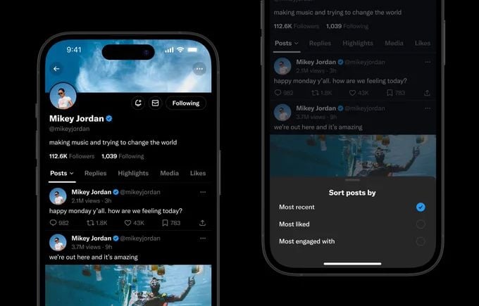 X is Adding a New Option to Sort User Posts Based on Engagement