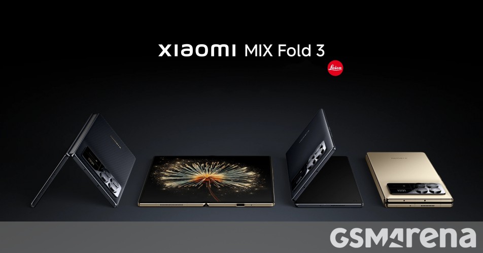 Xiaomi Mix Fold 3 debuts with fine-tuned hinge, periscope lens and SD 8 Gen 2 chip